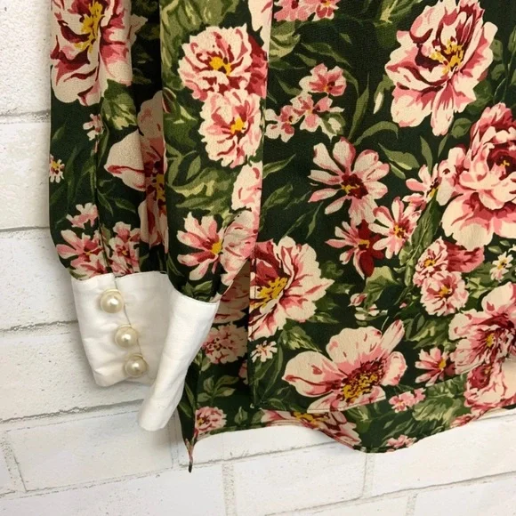 Zara Floral Blouse - Picture 12 of 15